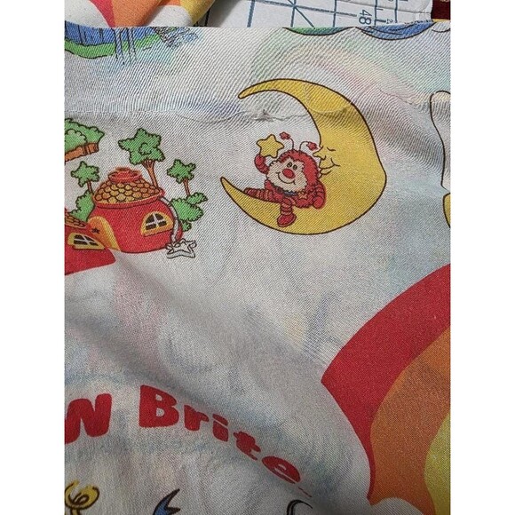 Rainbow Brite Flat and Fitted Sheets | Vintage 1980s Kids Cartoon Sheets - Picture 8 of 9